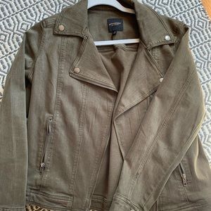 Liverpool Olive Moto Jacket